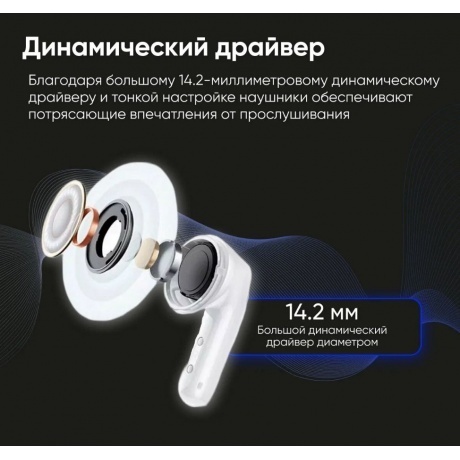 Наушники Xiaomi Redmi Buds 6 Active White M2344E1 (BHR8391GL) - фото 19