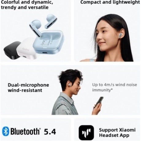 Наушники Xiaomi Redmi Buds 6 Active White M2344E1 (BHR8391GL) - фото 28