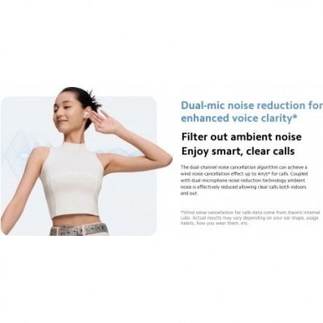 Наушники Xiaomi Redmi Buds 6 Active White M2344E1 (BHR8391GL) - фото 36