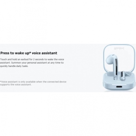 Наушники Xiaomi Redmi Buds 6 Active White M2344E1 (BHR8391GL) - фото 41