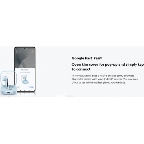 Наушники Xiaomi Redmi Buds 6 Active White M2344E1 (BHR8391GL) - фото 44
