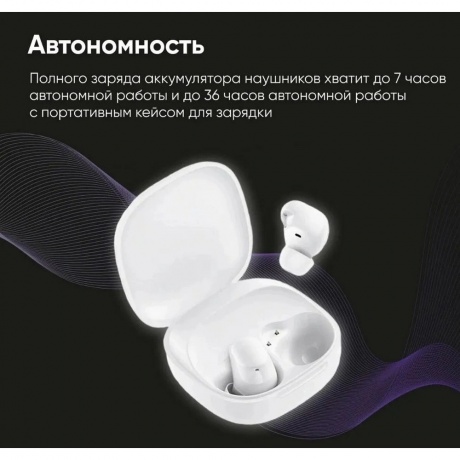 Наушники Xiaomi Redmi Buds 6 Play White M2420E1 (BHR8773GL) - фото 19