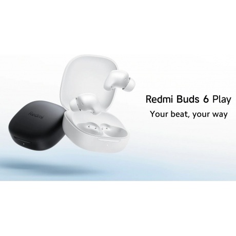 Наушники Xiaomi Redmi Buds 6 Play Black M2420E1 (BHR8776GL) - фото 17