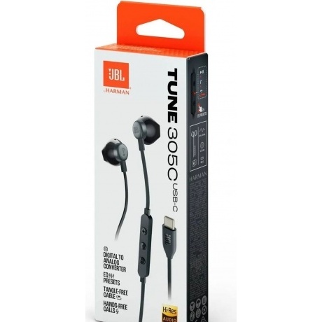 Наушники, JBL Tune 305C черный - фото 5