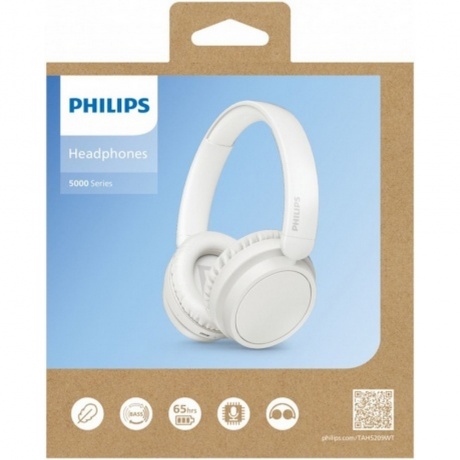 Наушники Philips TAH5209WT/00 белый - фото 9