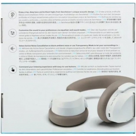 Наушники Sennheiser Accentum Wireless Headset White 700175 - фото 8
