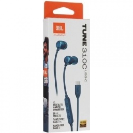 Наушники JBL Tune 310CBLU синий - фото 14