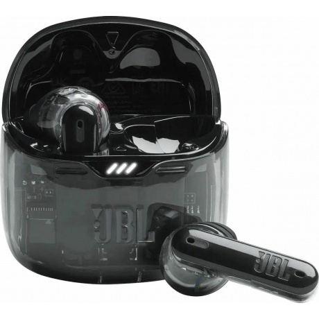 Наушники JBL Tune Flex Ghost (JBLTFLEXGBLKCN) Black - фото 1