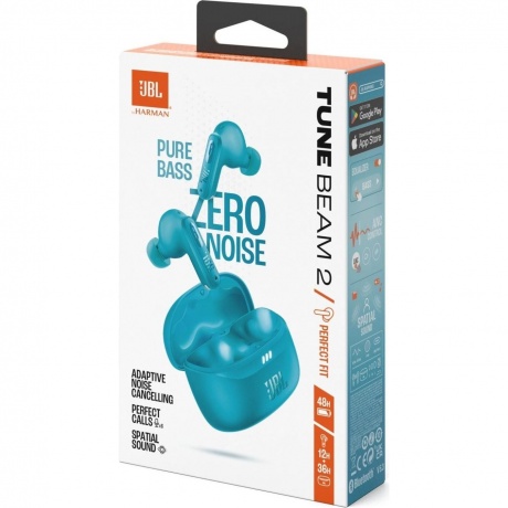 Наушники JBL Tune Beam 2 (JBLTBEAM2TQE) Turquoise - фото 11