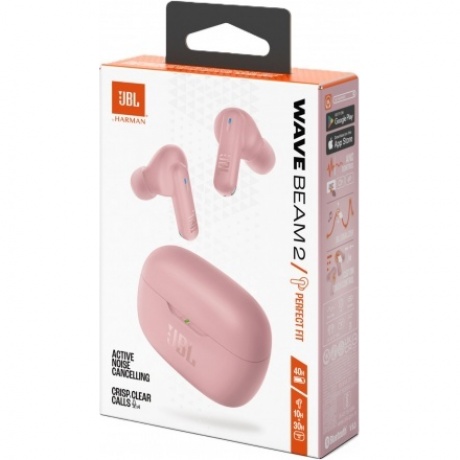 Наушники JBL Wave Beam 2, розовый - фото 11