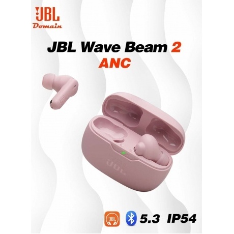 Наушники JBL Wave Beam 2, розовый - фото 12