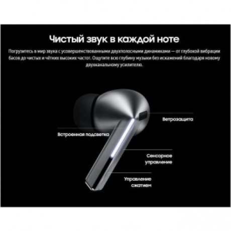 Наушники Samsung Galaxy Buds 3 Pro серебристый SM-R630NZAACIS - фото 37