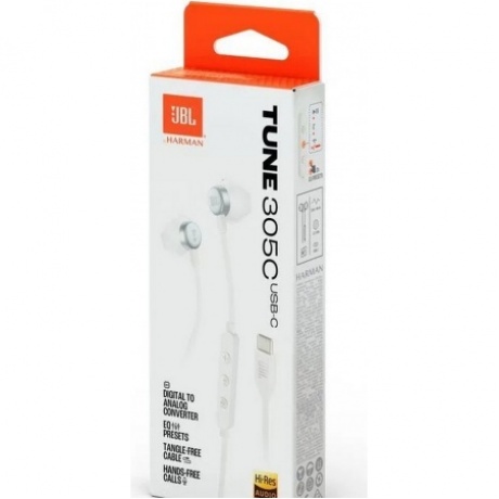 Наушники JBL Tune 305C (JBLT305CWHT) White - фото 7