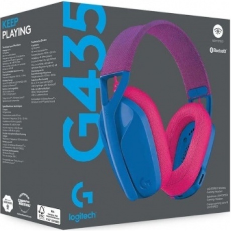 Наушники Logitech G435 (981-001065) LightSpeed Blue - фото 8