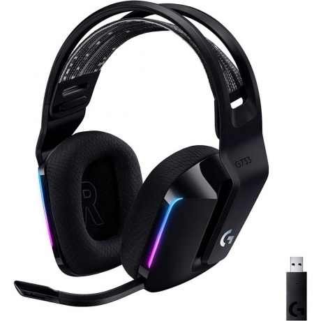 Наушники Logitech G733 Lightspeed Black (981-000866) - фото 1