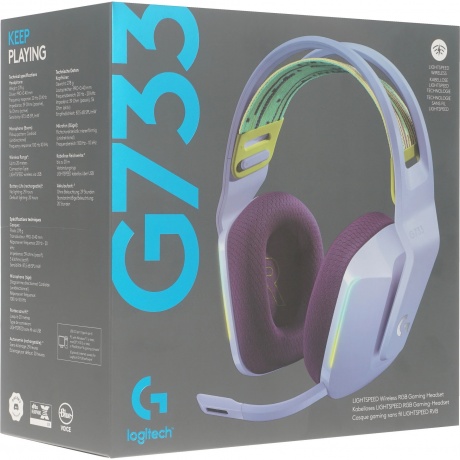 Наушники Logitech G733 Lightspeed Lilac (981-000892) - фото 16