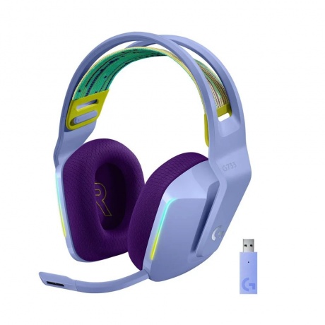 Наушники Logitech G733 Lightspeed Lilac (981-000892) - фото 1