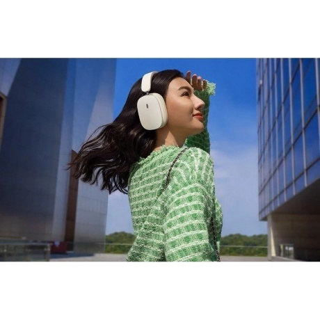 Наушники Baseus Bowie H1 Noise-Cancelling Creamy White (NGTW230202) - фото 7
