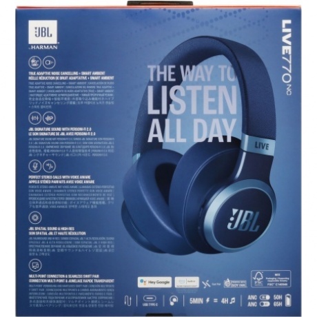 Наушники JBL Live 770NC (JBLLIVE770NCBLU) Blue - фото 21