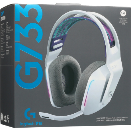 Наушники Logitech Headset G733 LightSpeed (981-000943) White - фото 11