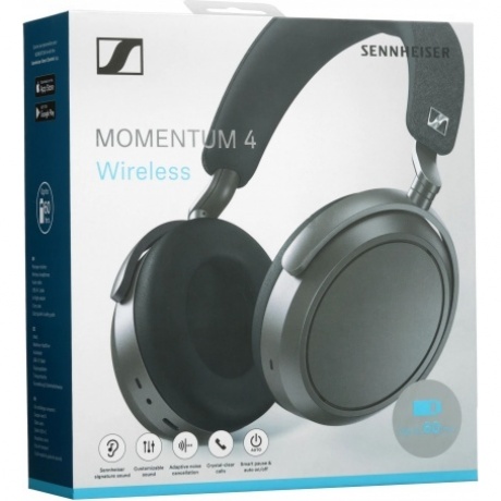 Наушники Sennheiser Momentum 4 Wireless Graphite - фото 13