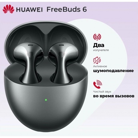 Наушники Huawei FreeBuds 6 (55038130) Black - фото 34