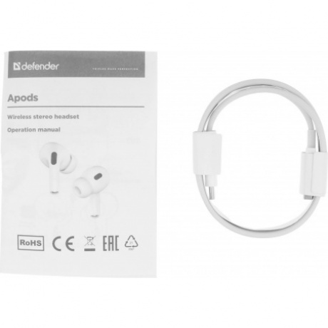 Наушники Defender Apods (63913) White - фото 14