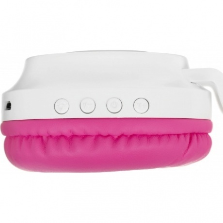 Наушники Qumo Party Cat ВТ 0025 White/Pink - фото 5