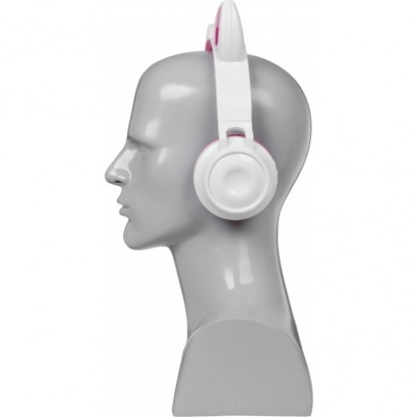 Наушники Qumo Party Cat ВТ 0025 White/Pink - фото 10