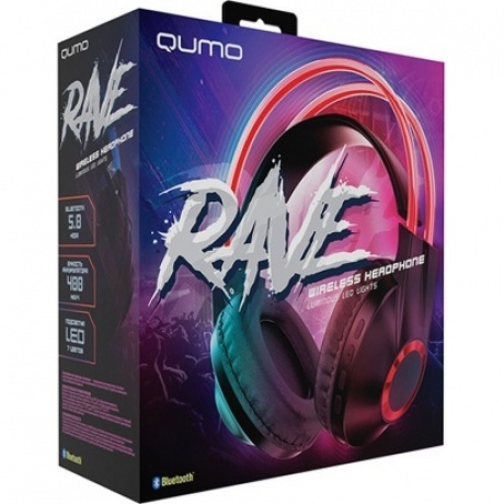 Наушники Qumo Party Rave BT 0077 Red - фото 3