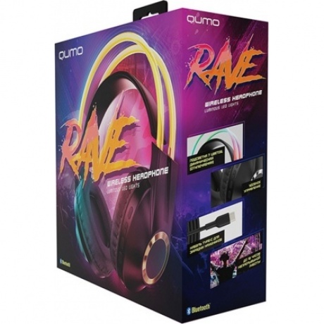 Наушники Qumo Party Rave BT 0078 Gold - фото 4