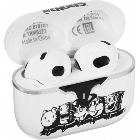 Наушники Qumo TWS LiFE «Avengers» ВТ 0101 White - фото 5