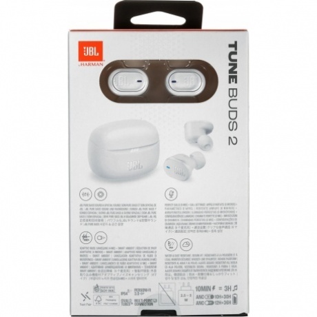 Наушники JBL Tune Buds 2 Ghost (JBLTBUDS2GWHT) White - фото 19