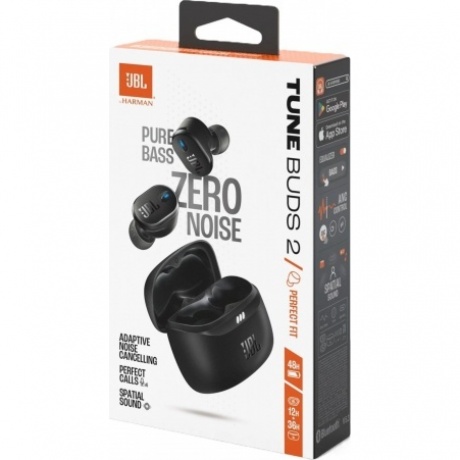 Наушники JBL Tune Buds 2 Ghost (JBLTBUDS2GBLK) Black - фото 11