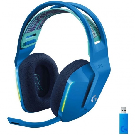 Наушники Logitech G733 LightSpeed (981-000945) Blue - фото 2
