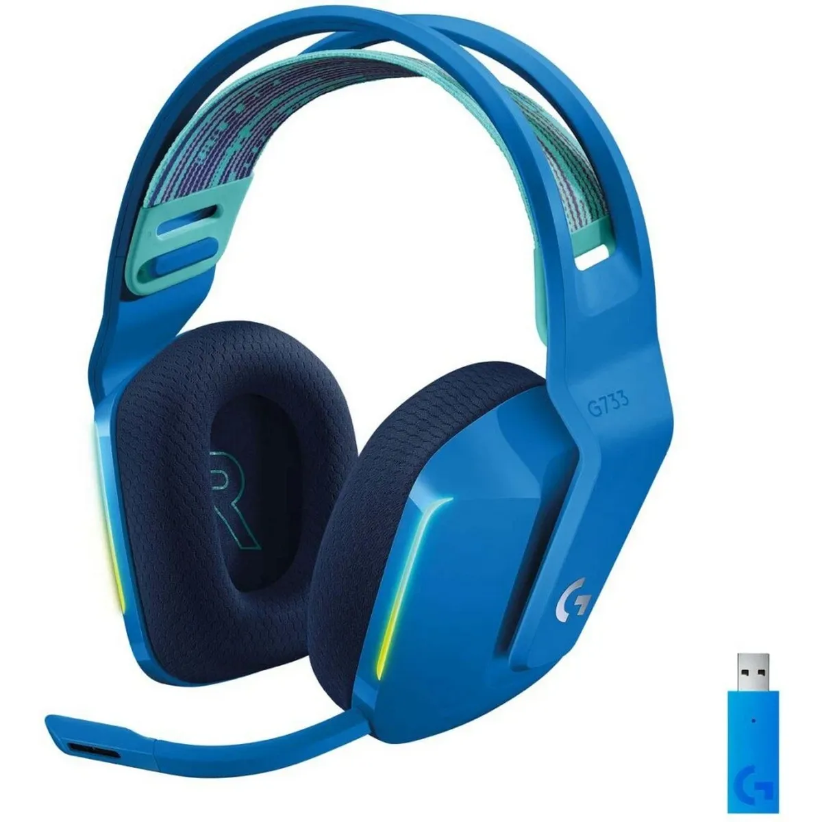 Наушники Logitech G733 LightSpeed (981-000945) Blue - фото 2