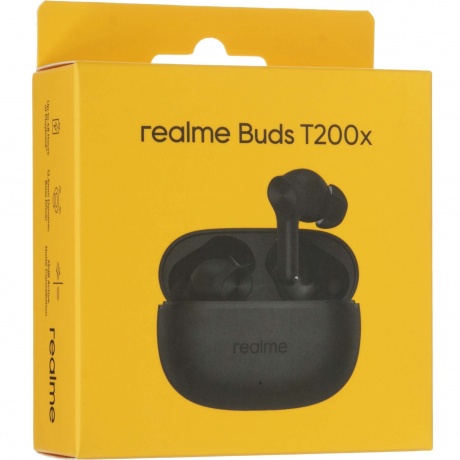 Наушники Realme Buds T200x черный - фото 6