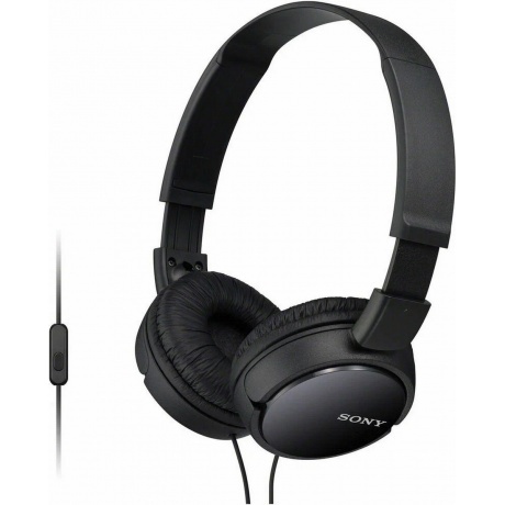 Наушники Sony MDR-ZX110AP Black - фото 1