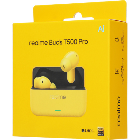 Наушники Realme RMA2502 (Buds T500 Pro) Желтый - фото 11