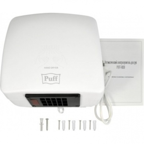 Сушилка для рук Puff 8830 1500Вт белый - фото 6