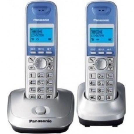 Радиотелефон Panasonic KX-TG2512RUS серебристый