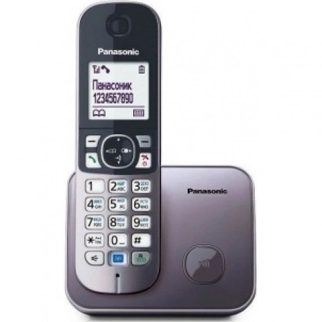 Радиотелефон Panasonic KX-TG6811RUM серый