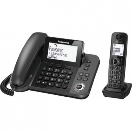 Радиотелефон Panasonic KX-TGF310RUM серый металлик