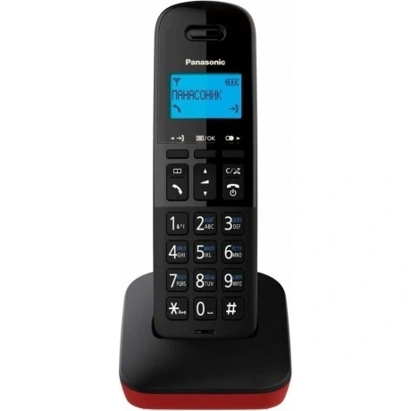 Радиотелефон Panasonic KX-TGB610RUR красный