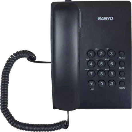 Телефон проводной SANYO RA-S204B черный