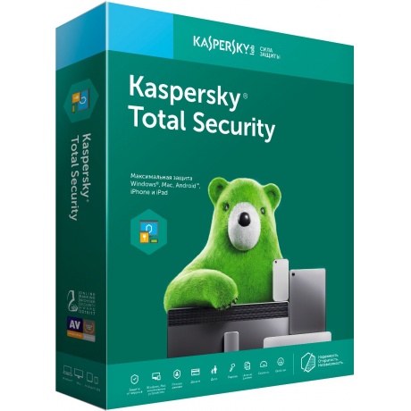 Антивирус Kaspersky Total Security продление на 3 устройства на ...