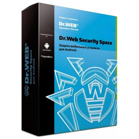 Антивирус Dr.Web Mobile Security на 4 устройства на 12 мес. (LHM...