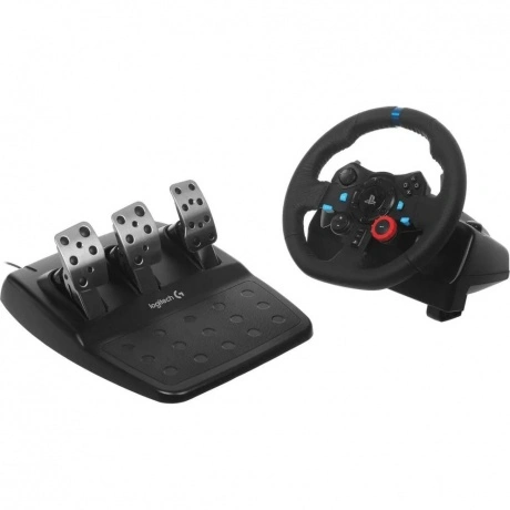 Руль Logitech G29 14кноп. (с педалями) черный (941-000142)
