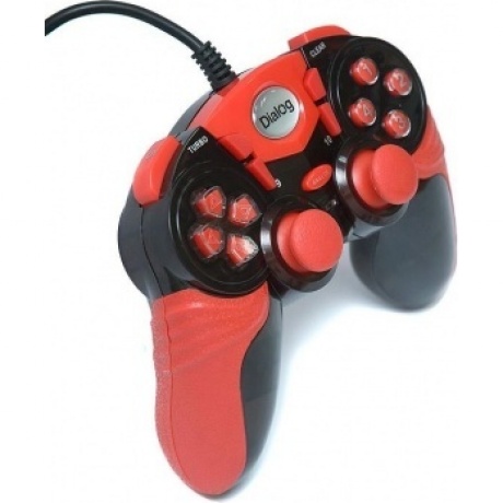 Геймпад Dialog Action GP-A15 Black-Red - фото 2