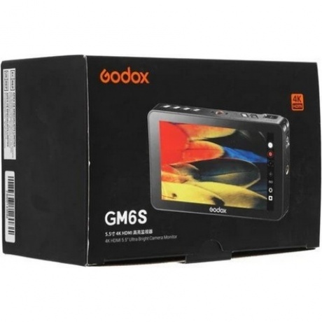 Видеомонитор Godox GM6S 5.5”4K HDMI накамерный - фото 9
